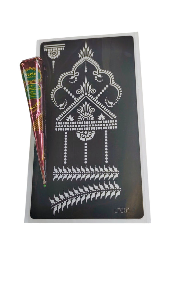 BROWN HENNA TATTOO KIT
