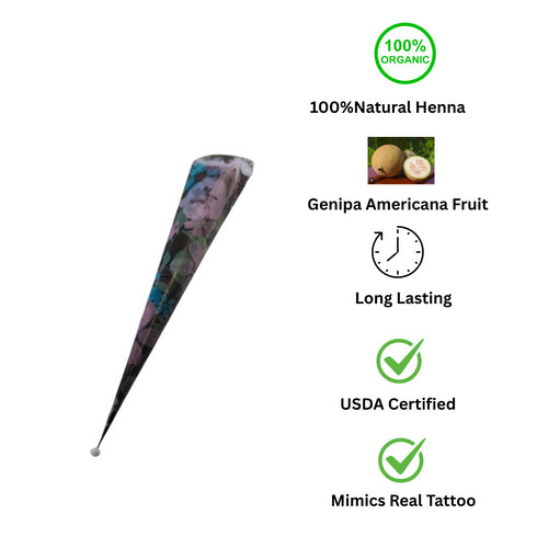 Premium Jagua Black Henna Cone