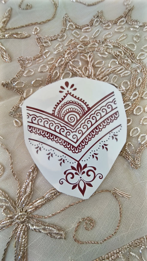 SELECTION OF DIY BRACELET HENNA TATTOO TRANSFER KIT - EASY TEMPORARY BODY ART
