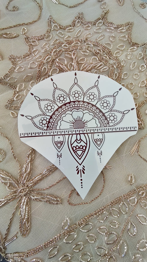 SELECTION OF DIY BRACELET HENNA TATTOO TRANSFER KIT - EASY TEMPORARY BODY ART