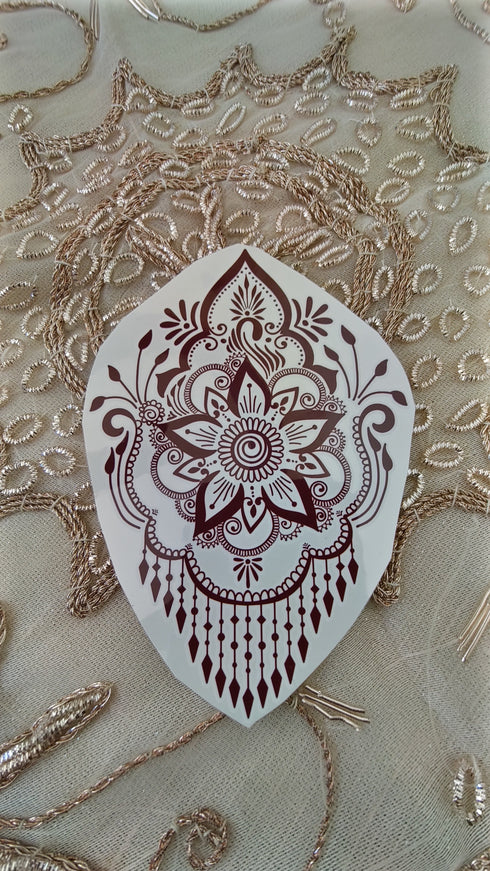 SELECTION OF DIY BRACELET HENNA TATTOO TRANSFER KIT - EASY TEMPORARY BODY ART