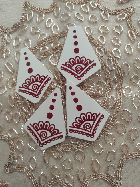 DIY SELECTION OF FINGER HENNA TATTOO TRANSFERS