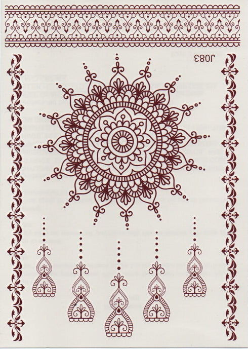 DIY Mandala Tattoo Transfer