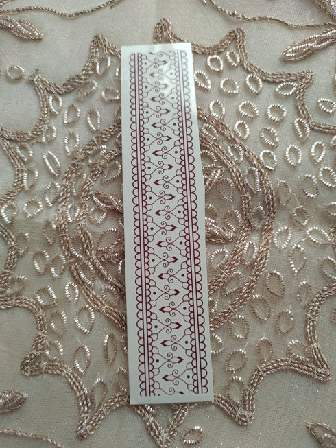 DIY BRACELET HENNA TATTOO TRANSFER