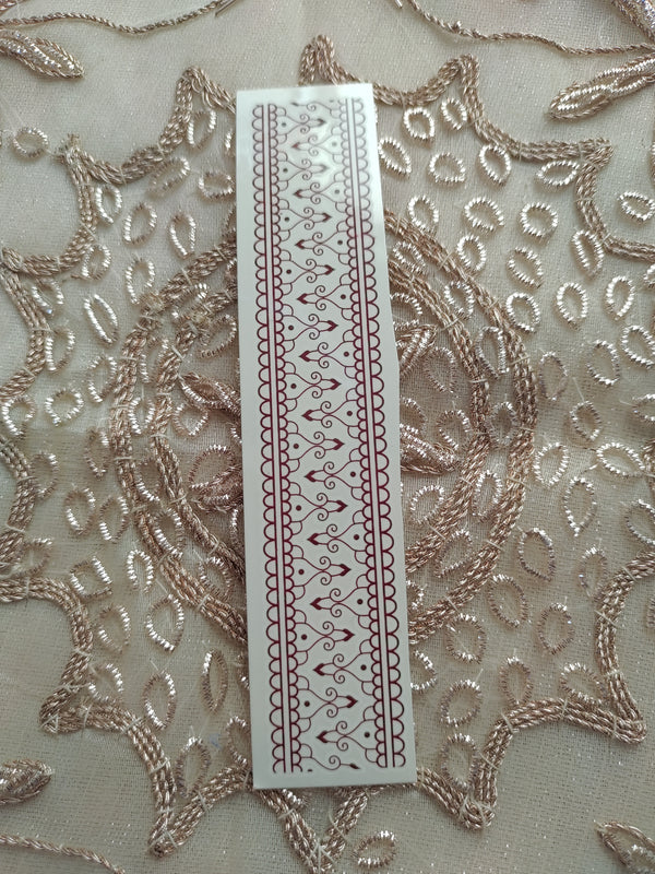 DIY BRACELET HENNA TATTOO TRANSFER