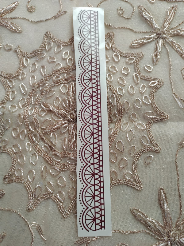 DIY BRACELET HENNA TATTOO TRANSFER