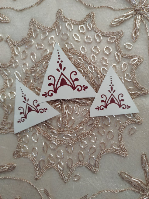 DIY SELECTION OF FINGER HENNA TATTOO TRANSFERS