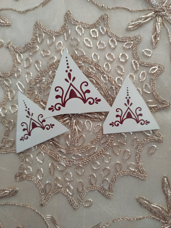 DIY SELECTION OF FINGER HENNA TATTOO TRANSFERS