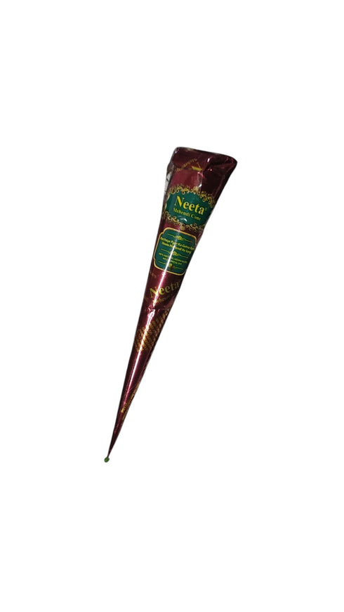 Organic Natural Reddish Brown Henna Cone