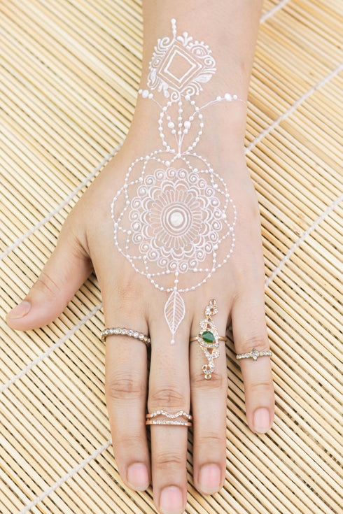 White Henna Cone
