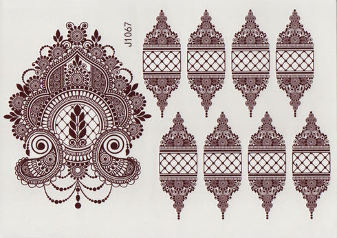 DIY SABH HENNA TATTOO TRANSFER